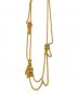 beautiful people FEELS (ビューティフルピープルフィールズ) Messy necklace / 絡まりっぱなしネックレス ゴールド：5000円