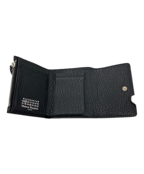 Maison Margiela（メゾンマルジェラ）Maison Margiela (メゾンマルジェラ) 4ステッチ3つ折り財布 ブラックの古着・服飾アイテム