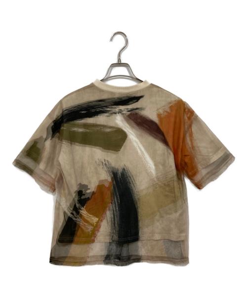 Ameri（アメリ）Ameri (アメリ) LOUISE ART TEE ブラウン サイズ:freeの古着・服飾アイテム