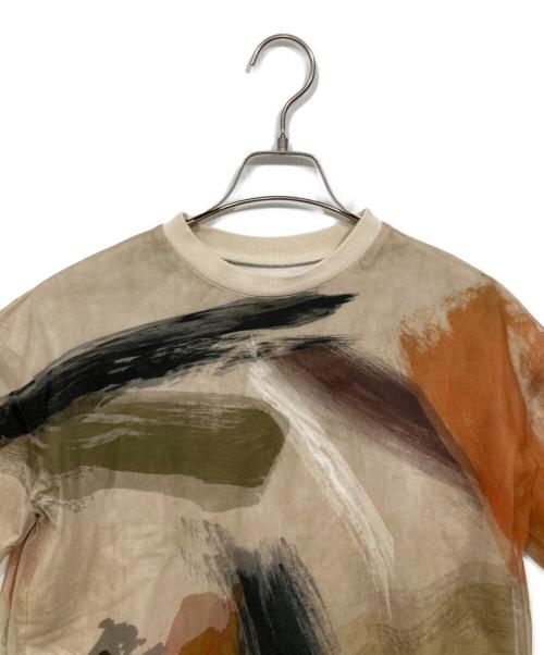 Ameri（アメリ）Ameri (アメリ) LOUISE ART TEE ブラウン サイズ:freeの古着・服飾アイテム