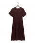 GRACE CLASS (グレースクラス) レースワンピース ボルドー サイズ:38：4000円