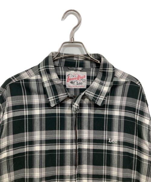 LEE（リー）LEE (リー) チェックスイングトップ グレー サイズ:XLの古着・服飾アイテム