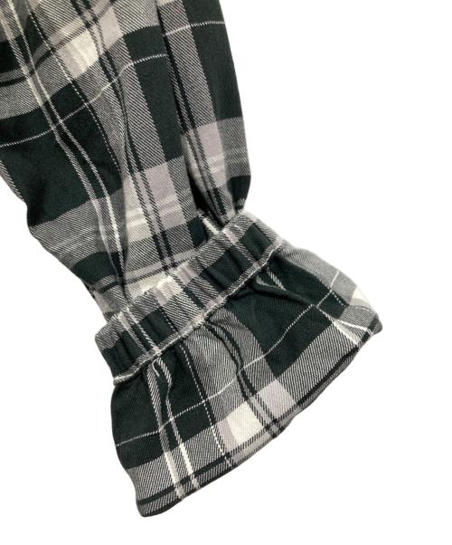 LEE（リー）LEE (リー) チェックスイングトップ グレー サイズ:XLの古着・服飾アイテム