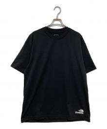 THE NORTH FACE（ザ ノース フェイス）の古着「STANDARD HEM LOGO TEE」｜ブラック