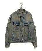 LEE×BEAMS別注リー×ビームス ベッチュウ）の古着「デニムジャケット / RIDERS JACKET」｜ブルー