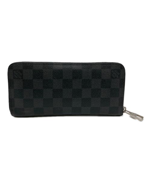 LOUIS VUITTON（ルイ ヴィトン）LOUIS VUITTON (ルイ ヴィトン) ダミエジッピーウォレット/長財布 ブラックの古着・服飾アイテム