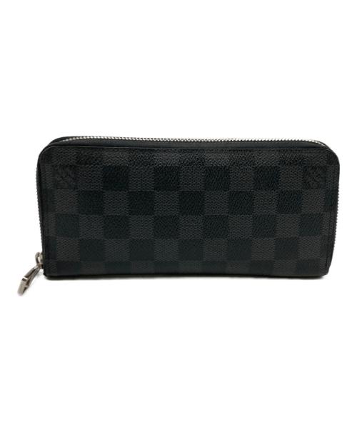 LOUIS VUITTON（ルイ ヴィトン）LOUIS VUITTON (ルイ ヴィトン) ダミエジッピーウォレット/長財布 ブラックの古着・服飾アイテム