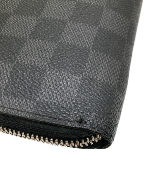 LOUIS VUITTON（ルイ ヴィトン）LOUIS VUITTON (ルイ ヴィトン) ダミエジッピーウォレット/長財布 ブラックの古着・服飾アイテム
