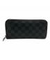 LOUIS VUITTON (ルイ ヴィトン) ダミエジッピーウォレット/長財布 ブラック：18000円