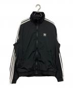 adidasアディダス）の古着「ウーブン ファイヤーバード トラックトップ」｜ブラック