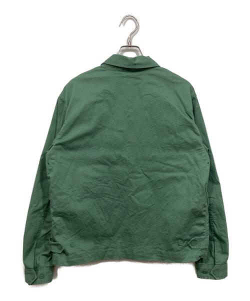 LACOSTE（ラコステ）LACOSTE (ラコステ) ジップアップ ストレッチ ハリントンジャケット グリーン サイズ:Mの古着・服飾アイテム