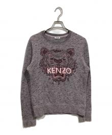 KENZO（ケンゾー）の古着「タイガー刺繍スウェット」｜ピンク