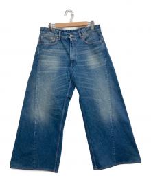 MM6 Maison Margiela（エムエムシックスメゾンマルジェラ）の古着「5ポケットフレアデニムパンツ」｜ブルー
