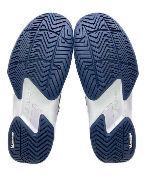 Babolat（バボラ）Babolat (バボラ) テニスシューズ / SFX4 ホワイト×ネイビー サイズ:27.5㎝の古着・服飾アイテム