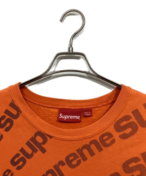 SUPREME（シュプリーム）Supreme (シュプリーム) Radial crewneck オレンジ サイズ:XLの古着・服飾アイテム