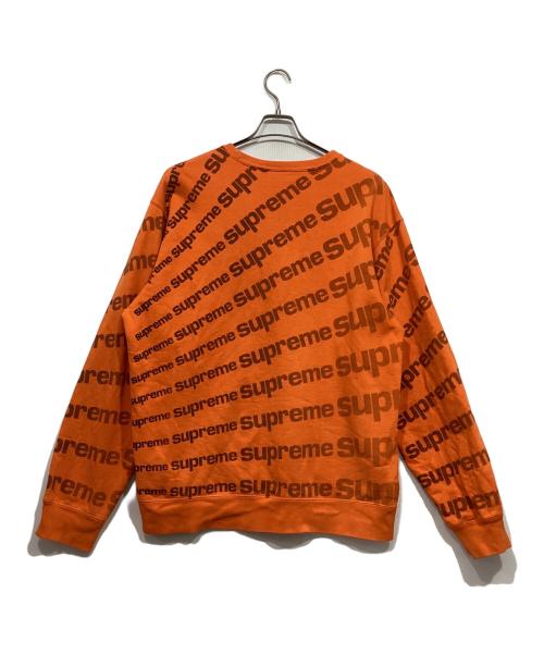 SUPREME（シュプリーム）Supreme (シュプリーム) Radial crewneck オレンジ サイズ:XLの古着・服飾アイテム