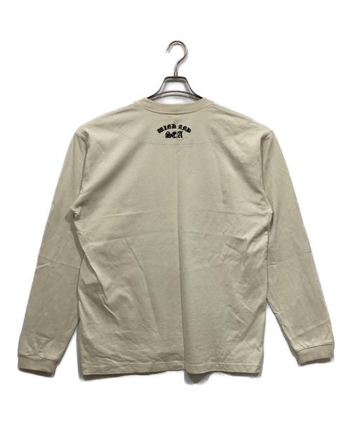 WIND AND SEA（ウィンダンシー）WIND AND SEA (ウィンダンシー) コラボプリント ロングスリーブカットソー ベージュ サイズ:XLの古着・服飾アイテム
