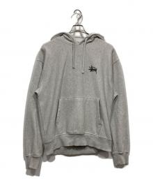 stussy（ステューシー）の古着「プルオーバーパーカー」｜グレー