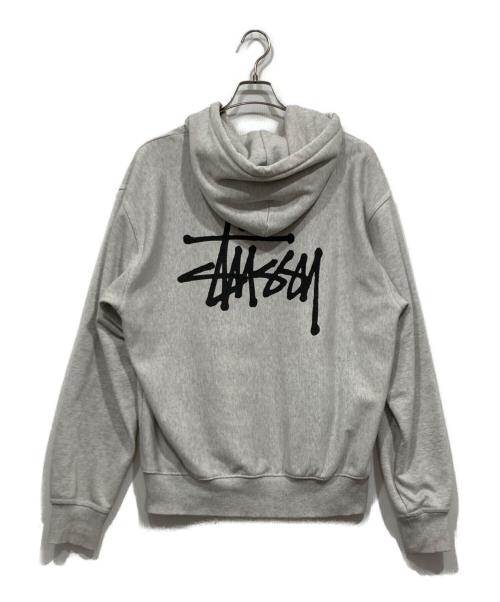stussy（ステューシー）stussy (ステューシー) プルオーバーパーカー グレー サイズ:Lの古着・服飾アイテム