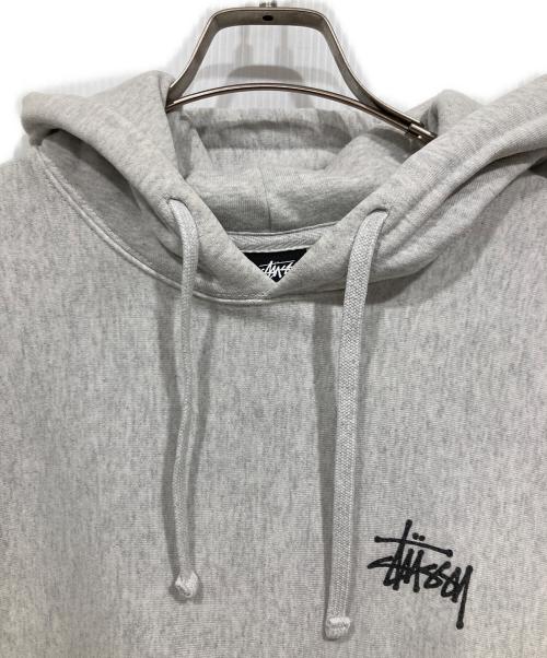 stussy（ステューシー）stussy (ステューシー) プルオーバーパーカー グレー サイズ:Lの古着・服飾アイテム