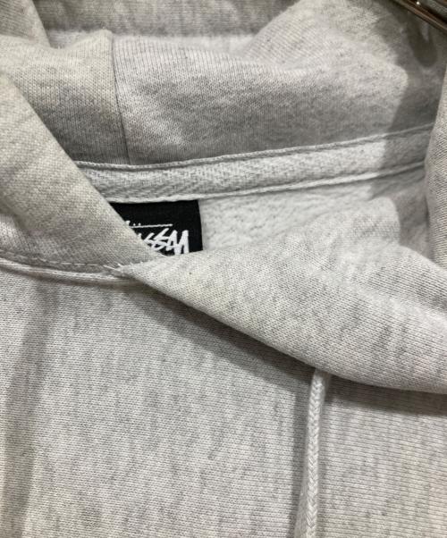 stussy（ステューシー）stussy (ステューシー) プルオーバーパーカー グレー サイズ:Lの古着・服飾アイテム