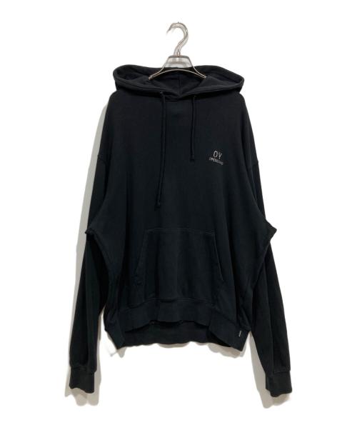 OY（オーワイ）OY (オーワイ) プルオーバーパーカー ブラック サイズ:2の古着・服飾アイテム
