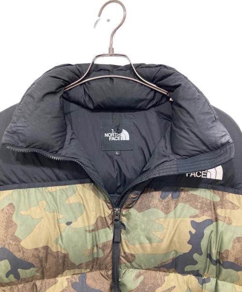 THE NORTH FACE（ザ ノース フェイス）THE NORTH FACE (ザ ノース フェイス) Novelty Nuptse Jacket / ノベルティヌプシジャケット オリーブ サイズ:Ｌ　の古着・服飾アイテム