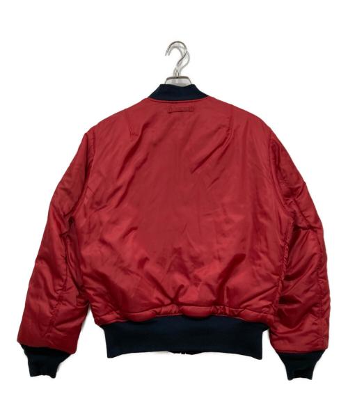 ALPHA INDUSTRIES（アルファインダストリーズ）ALPHA INDUSTRIES (アルファインダストリーズ) MA-1リバーシブルフライトジャケット ネイビー サイズ:Ｍの古着・服飾アイテム