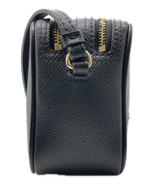 FURLA（フルラ）FURLA (フルラ) LILLIダブルファスナー ミニショルダーバッグ ブラックの古着・服飾アイテム