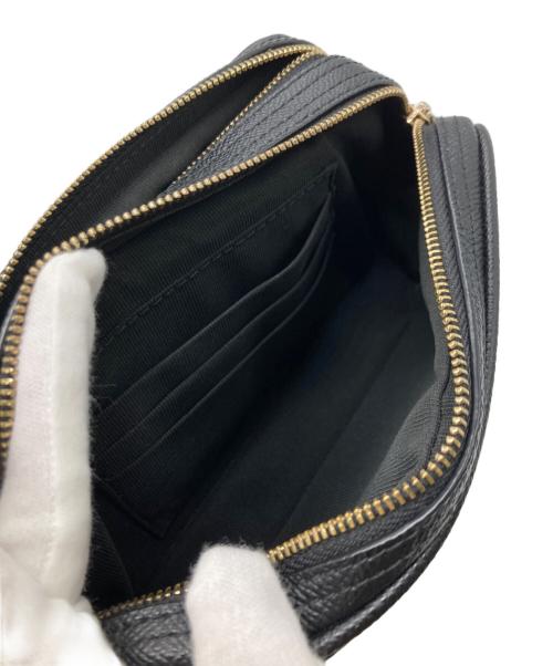 FURLA（フルラ）FURLA (フルラ) LILLIダブルファスナー ミニショルダーバッグ ブラックの古着・服飾アイテム
