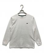 LACOSTE×BEAMSラコステ×ビームス）の古着「別注 ロングスリーブ Tシャツ」｜ホワイト