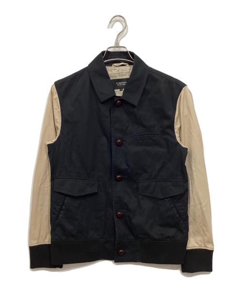 BURBERRY BLACK LABEL（バーバリーブラックレーベル）BURBERRY BLACK LABEL (バーバリーブラックレーベル) シャツジャケット ブラック×ベージュ サイズ:Mの古着・服飾アイテム
