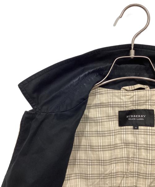 BURBERRY BLACK LABEL（バーバリーブラックレーベル）BURBERRY BLACK LABEL (バーバリーブラックレーベル) シャツジャケット ブラック×ベージュ サイズ:Mの古着・服飾アイテム