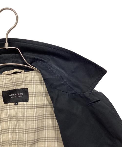 BURBERRY BLACK LABEL（バーバリーブラックレーベル）BURBERRY BLACK LABEL (バーバリーブラックレーベル) シャツジャケット ブラック×ベージュ サイズ:Mの古着・服飾アイテム