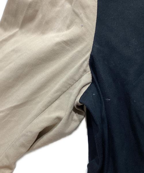 BURBERRY BLACK LABEL（バーバリーブラックレーベル）BURBERRY BLACK LABEL (バーバリーブラックレーベル) シャツジャケット ブラック×ベージュ サイズ:Mの古着・服飾アイテム
