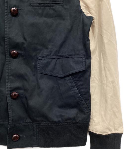 BURBERRY BLACK LABEL（バーバリーブラックレーベル）BURBERRY BLACK LABEL (バーバリーブラックレーベル) シャツジャケット ブラック×ベージュ サイズ:Mの古着・服飾アイテム