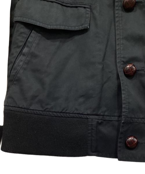 BURBERRY BLACK LABEL（バーバリーブラックレーベル）BURBERRY BLACK LABEL (バーバリーブラックレーベル) シャツジャケット ブラック×ベージュ サイズ:Mの古着・服飾アイテム