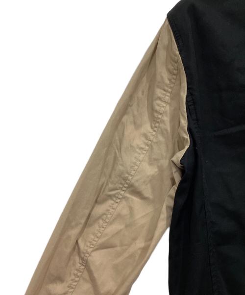 BURBERRY BLACK LABEL（バーバリーブラックレーベル）BURBERRY BLACK LABEL (バーバリーブラックレーベル) シャツジャケット ブラック×ベージュ サイズ:Mの古着・服飾アイテム