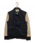 BURBERRY BLACK LABEL（バーバリーブラックレーベル）の古着「シャツジャケット」｜ブラック×ベージュ