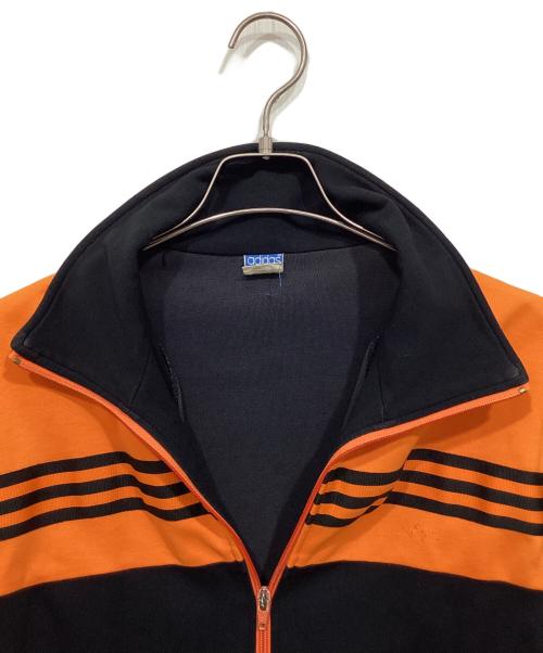 adidas（アディダス）adidas (アディダス) トラックジャケット オレンジ×ブラック サイズ:7の古着・服飾アイテム