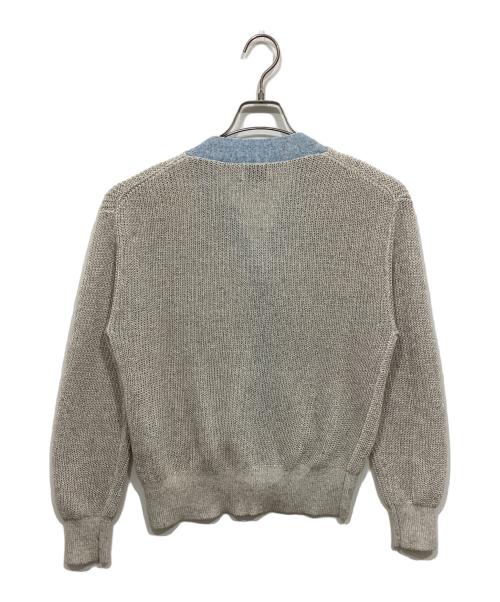 UNITED ARROWS TOKYO（ユナイテッドアローズトウキョウ）UNITED ARROWS TOKYO (ユナイテッドアローズトウキョウ) カラーヤーン Vネック カーディガン グレー サイズ:サイズ表記なしの古着・服飾アイテム