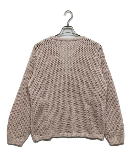 ESICA（エシカ）ESICA (エシカ) 透かし編みニットトップ ピンク サイズ:Fの古着・服飾アイテム