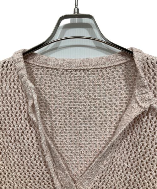 ESICA（エシカ）ESICA (エシカ) 透かし編みニットトップ ピンク サイズ:Fの古着・服飾アイテム