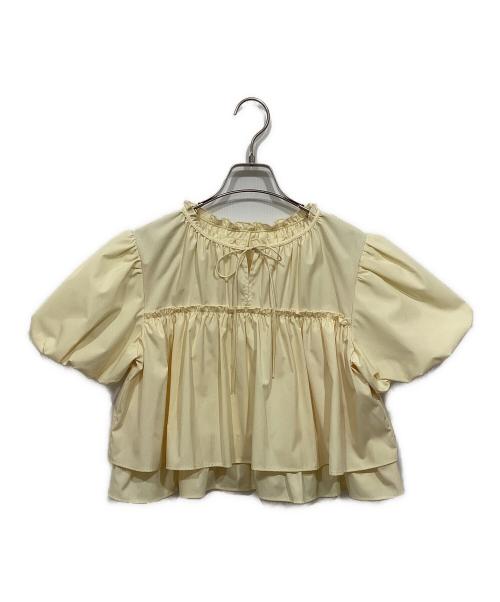 THE TOE（ザ・トゥー）the TOE (ザ・トゥー) Porto Puff Blouse thetoe イエロー サイズ:Sの古着・服飾アイテム