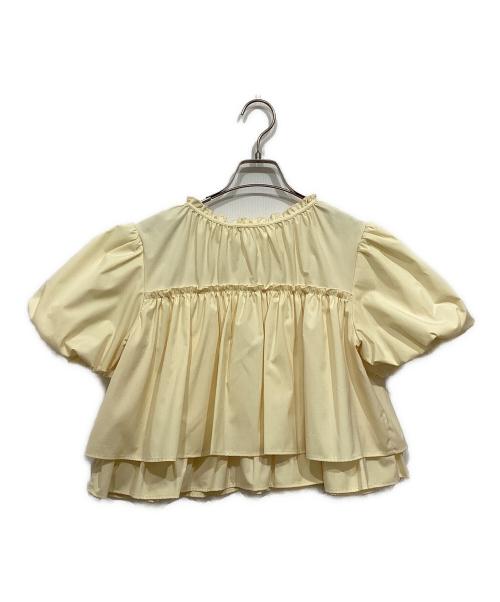 THE TOE（ザ・トゥー）the TOE (ザ・トゥー) Porto Puff Blouse thetoe イエロー サイズ:Sの古着・服飾アイテム