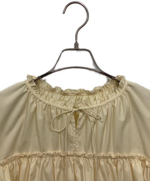 THE TOE（ザ・トゥー）the TOE (ザ・トゥー) Porto Puff Blouse thetoe イエロー サイズ:Sの古着・服飾アイテム