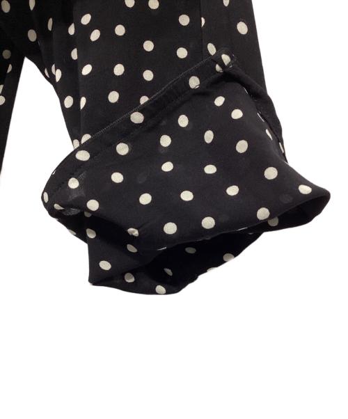 SINME（シンメ）SINME (シンメ) ドットロングワンピース ブラック サイズ:Sの古着・服飾アイテム