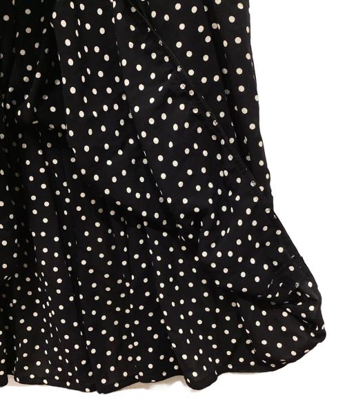 SINME（シンメ）SINME (シンメ) ドットロングワンピース ブラック サイズ:Sの古着・服飾アイテム