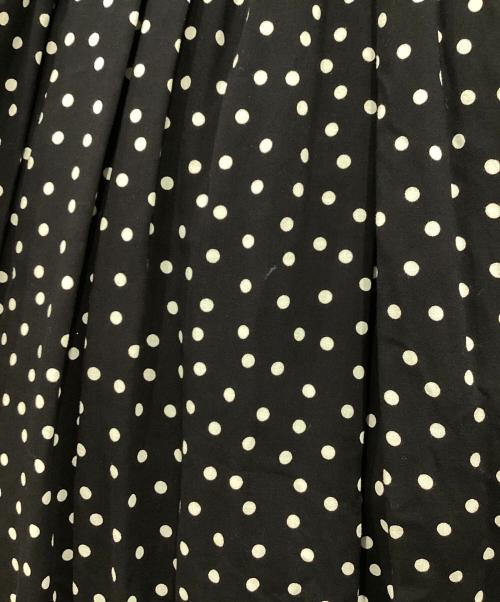 SINME（シンメ）SINME (シンメ) ドットロングワンピース ブラック サイズ:Sの古着・服飾アイテム