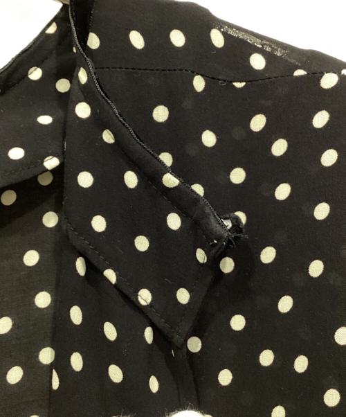 SINME（シンメ）SINME (シンメ) ドットロングワンピース ブラック サイズ:Sの古着・服飾アイテム